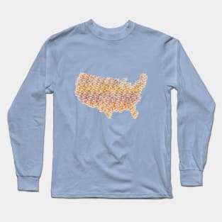 CATography- USA (color) Long Sleeve T-Shirt